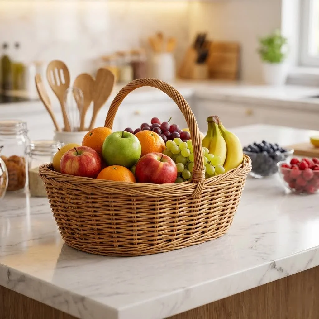 Elevate your kitchen with a perfect countertop fruit basket