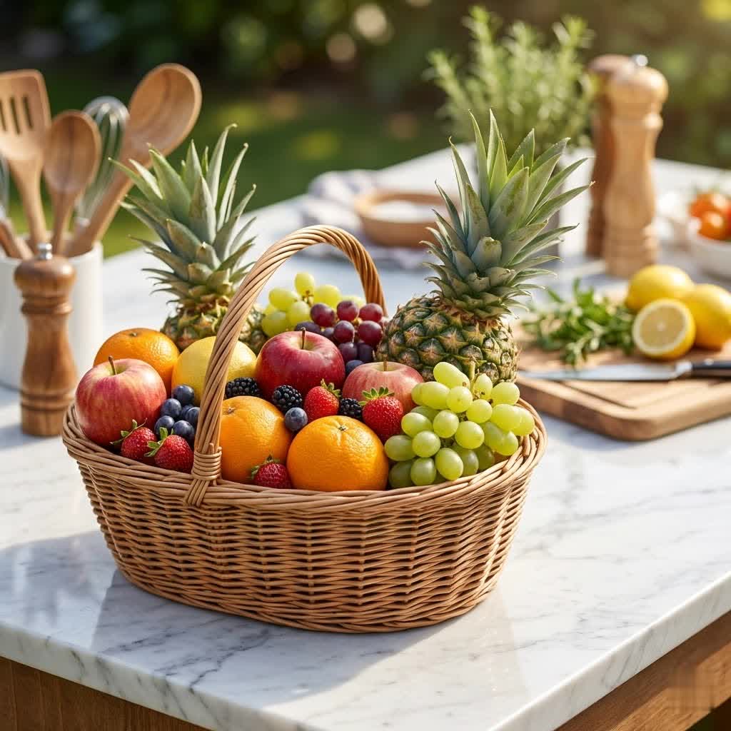 The Perfect Fruit Basket: Style, Freshness, and Everyday Elegance