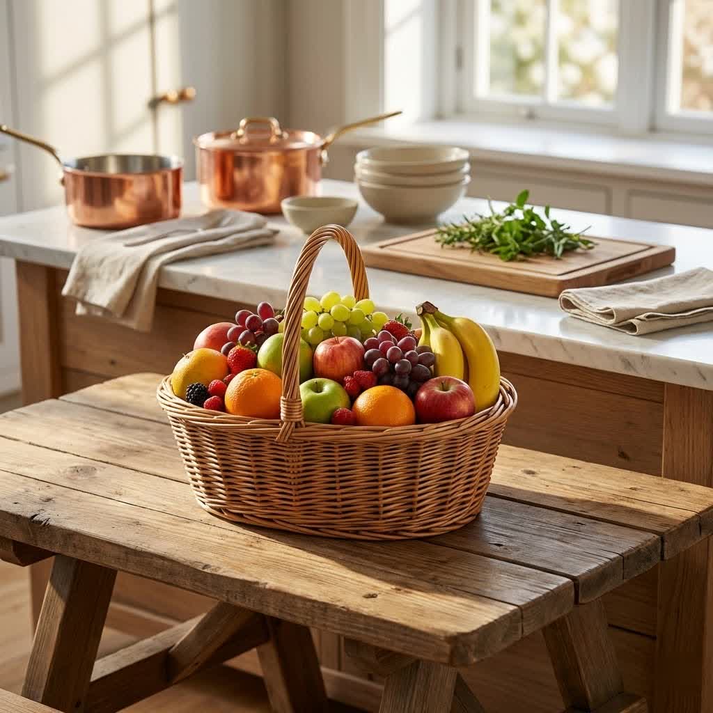 Improve Your Kitchen with a Stylish and Sustainable Bamboo Fruit Basket